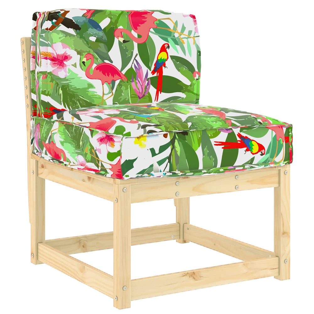 Blumen Kissen Mehrfarbig 60x40 Oxford-Gewebe