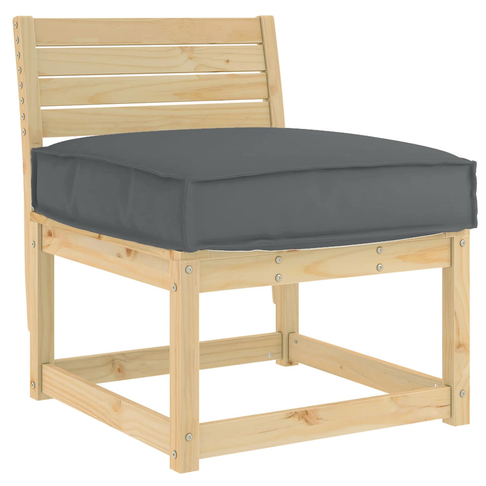 Anthrazit Kissen 60x60 cm Oxford-Gewebe