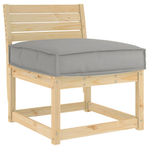 Graues Kissen 60x60 cm Oxford-Gewebe