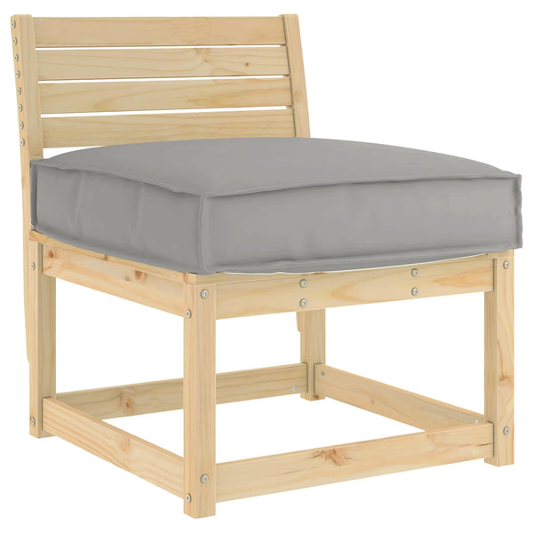 Graues Kissen 60x60 cm Oxford-Gewebe