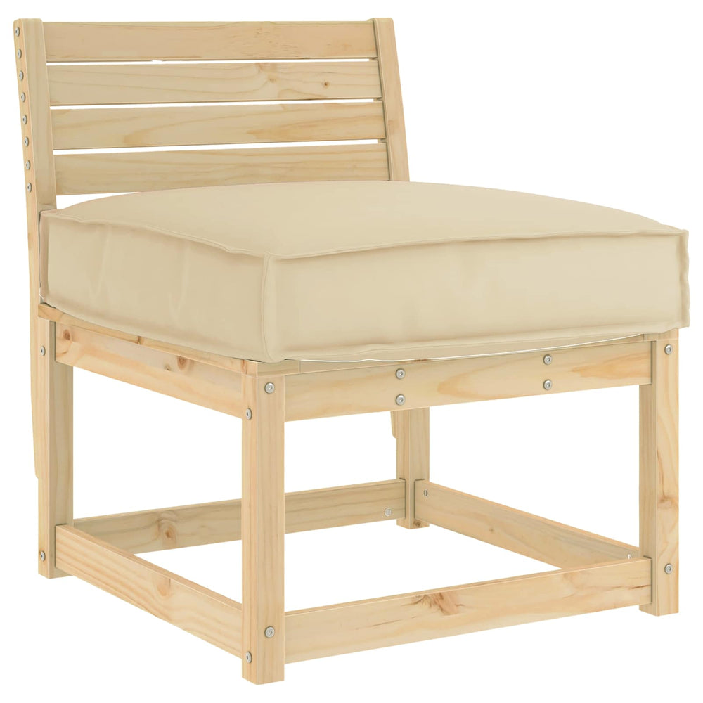 Beiges Oxford Kissen 60x60 cm