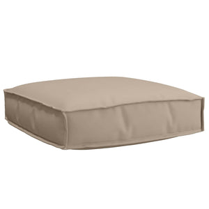 Taupe Kissen 60x60 cm Oxford Stoff
