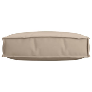 Taupe Kissen 60x60 cm Oxford Stoff