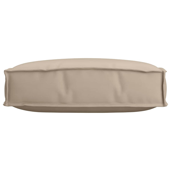 Taupe Kissen 60x60 cm Oxford Stoff