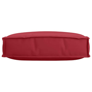 Weinrotes Oxford-Kissen, 60 cm