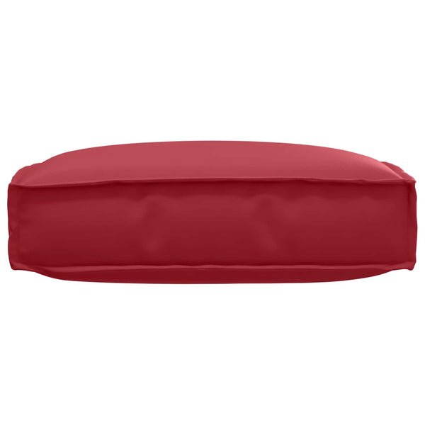 Weinrotes Oxford-Kissen, 60 cm