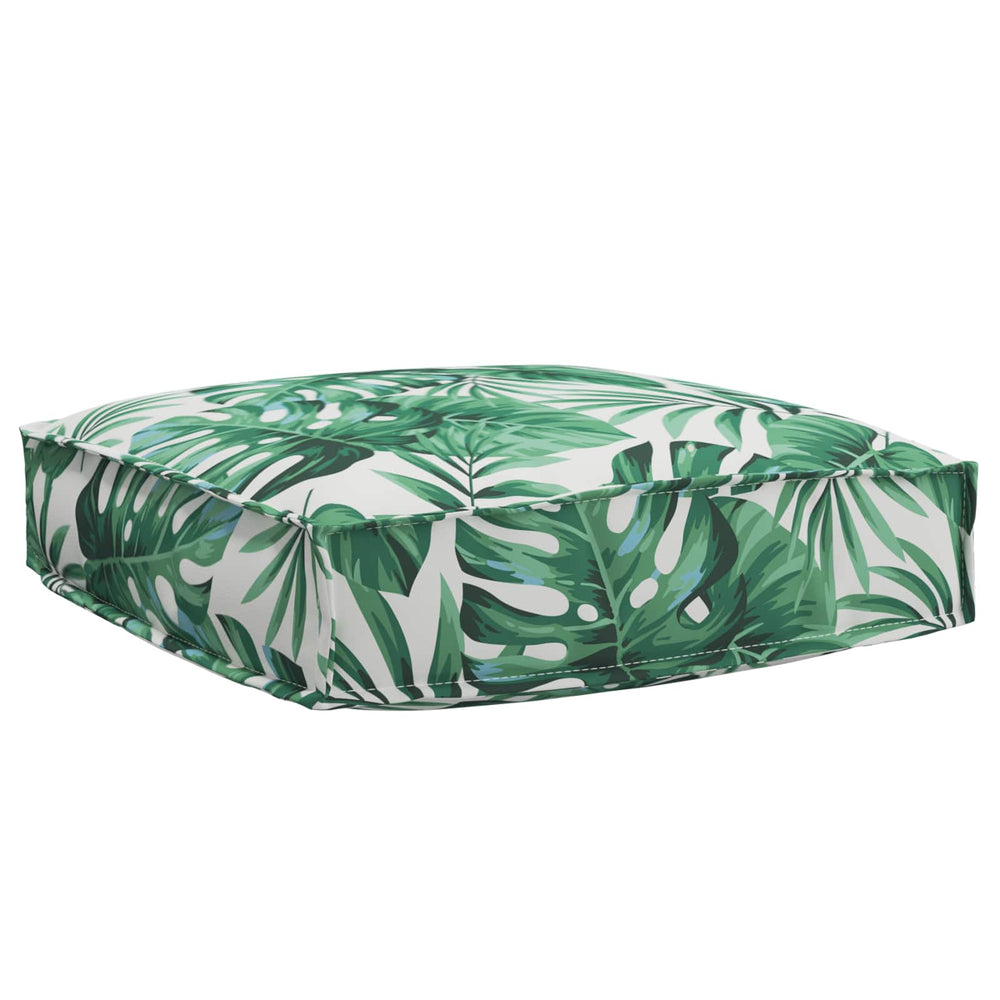 Blattmuster Kissen 60x60 cm Oxford-Stoff