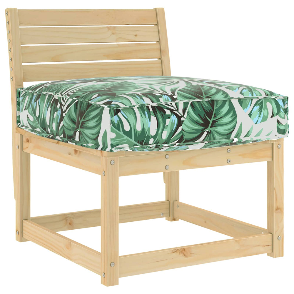 Blattmuster Kissen 60x60 cm Oxford-Stoff