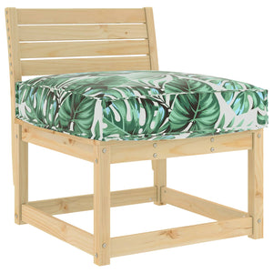 Blattmuster Kissen 60x60 cm Oxford-Stoff