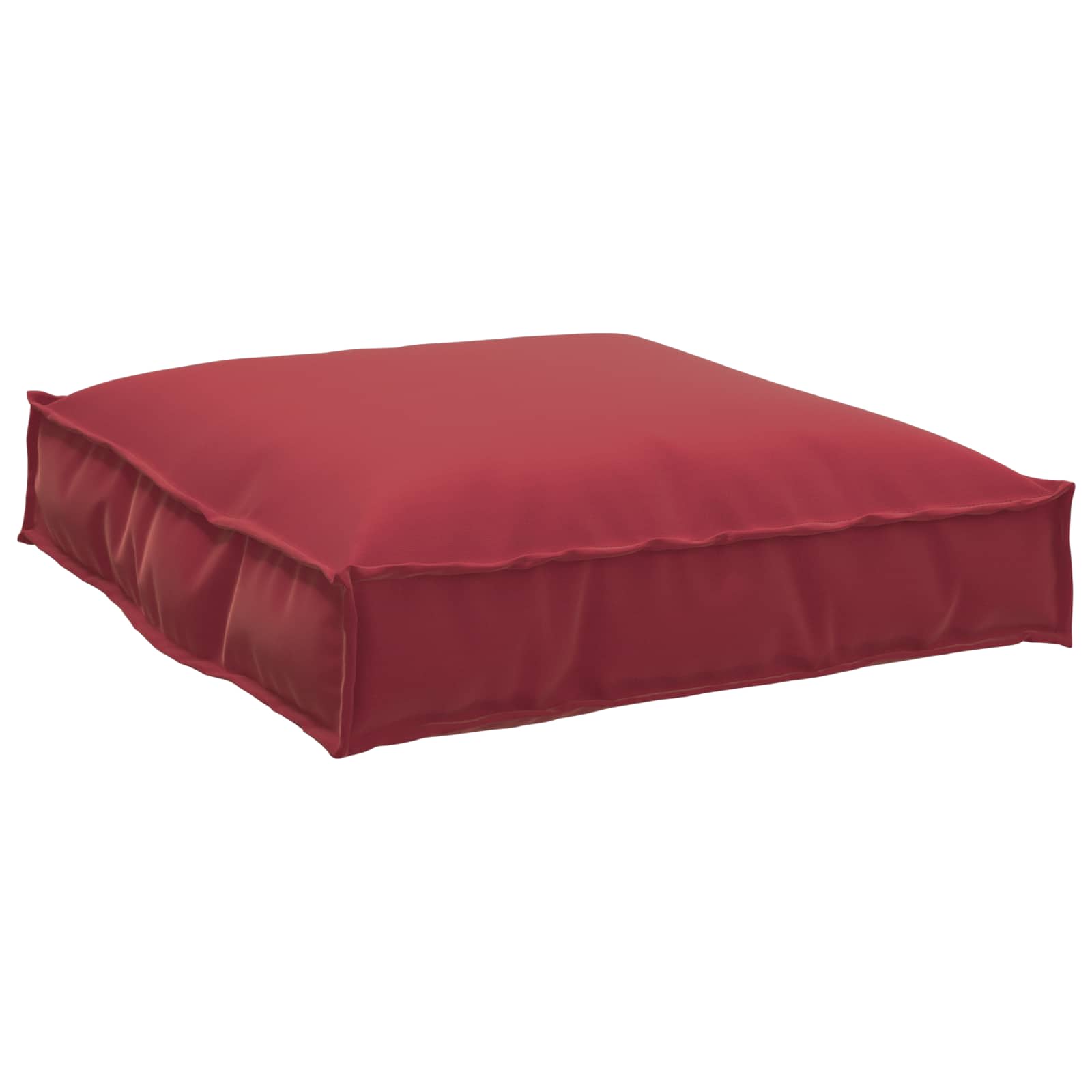 Weinrotes Kissen 70x70 cm Oxford-Stoff
