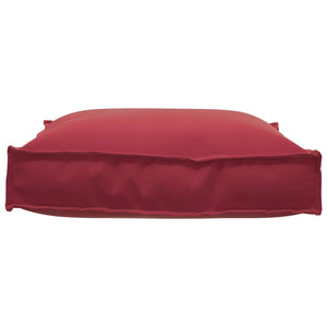 Weinrotes Kissen 70x70 cm Oxford-Stoff