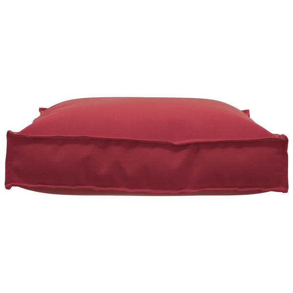Weinrotes Kissen 70x70 cm Oxford-Stoff