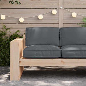 Anthrazit Kissen 80x80 cm Oxford-Gewebe