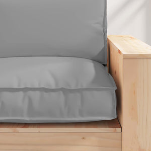 Graues Kissen 80x80 cm Oxford-Gewebe