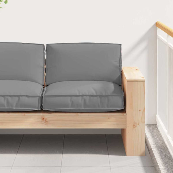 Graues Kissen 80x80 cm Oxford-Gewebe