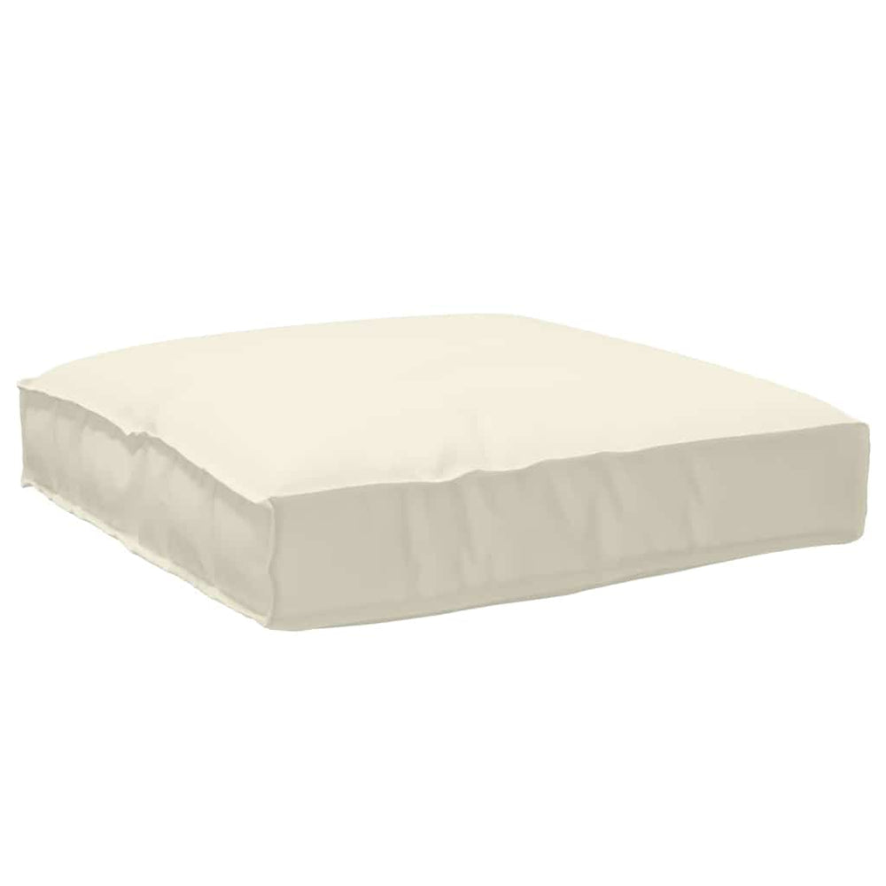 Cremefarbenes Kissen 80x80 cm Oxford-Gewebe