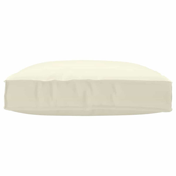 Cremefarbenes Kissen 80x80 cm Oxford-Gewebe