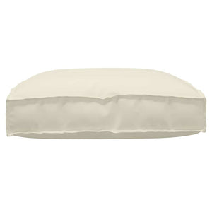 Cremefarbenes Kissen 80x80 cm Oxford-Gewebe
