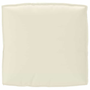 Cremefarbenes Kissen 80x80 cm Oxford-Gewebe