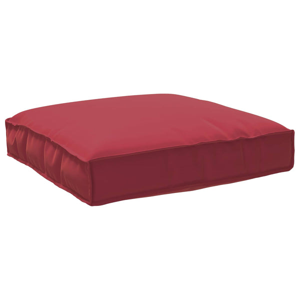 Weinrotes Kissen 80x80 cm Oxford-Stoff