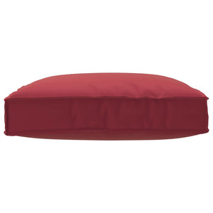 Weinrotes Kissen 80x80 cm Oxford-Stoff