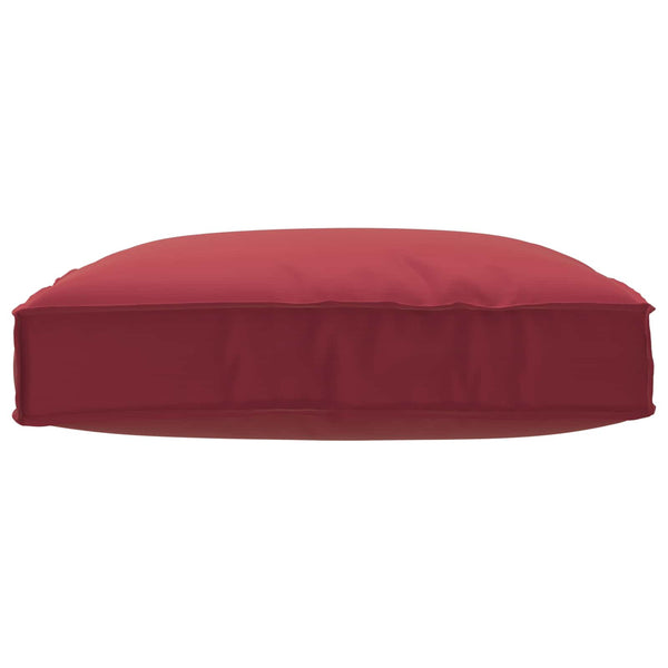Weinrotes Kissen 80x80 cm Oxford-Stoff