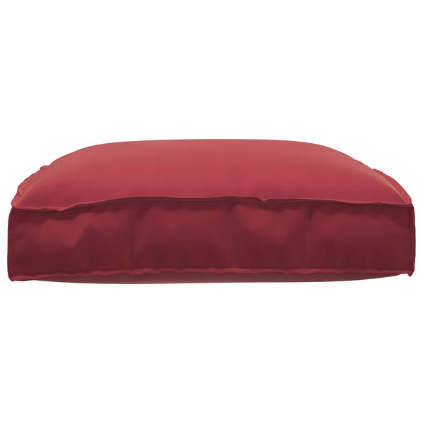 Weinrotes Kissen 80x80 cm Oxford-Stoff