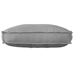 Graues Kissen 70x40 cm Oxford-Gewebe