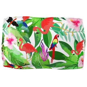 Blumen Kissen Mehrfarbig 70x40 cm