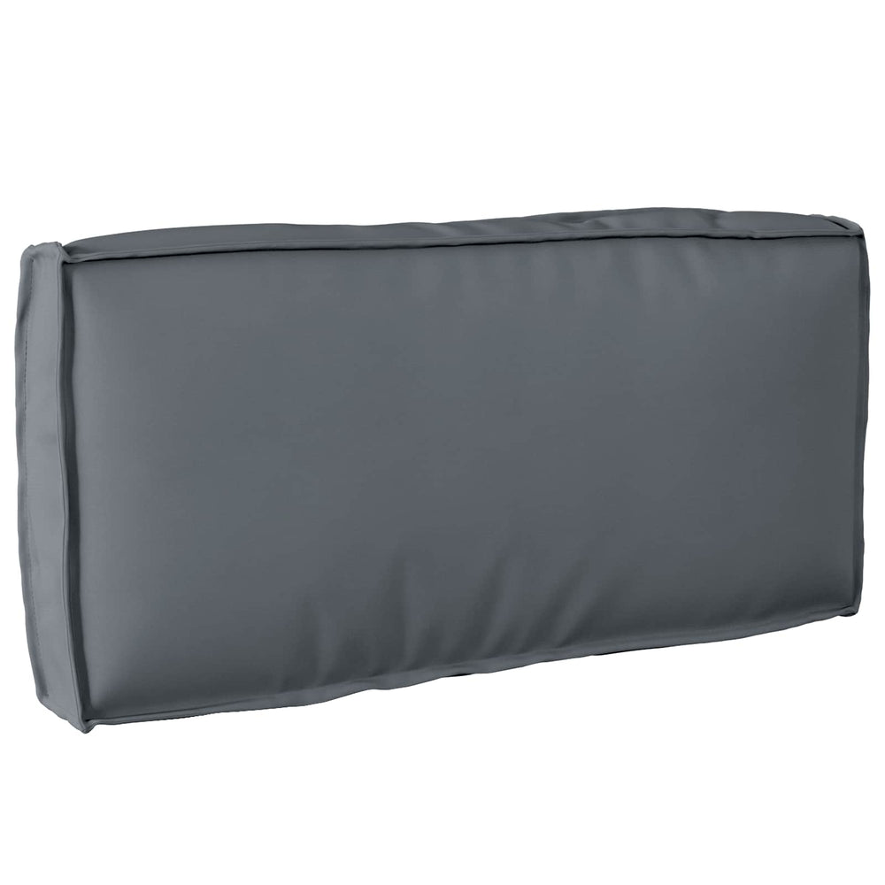 Anthrazit Kissen 80x40 cm Oxford-Stoff