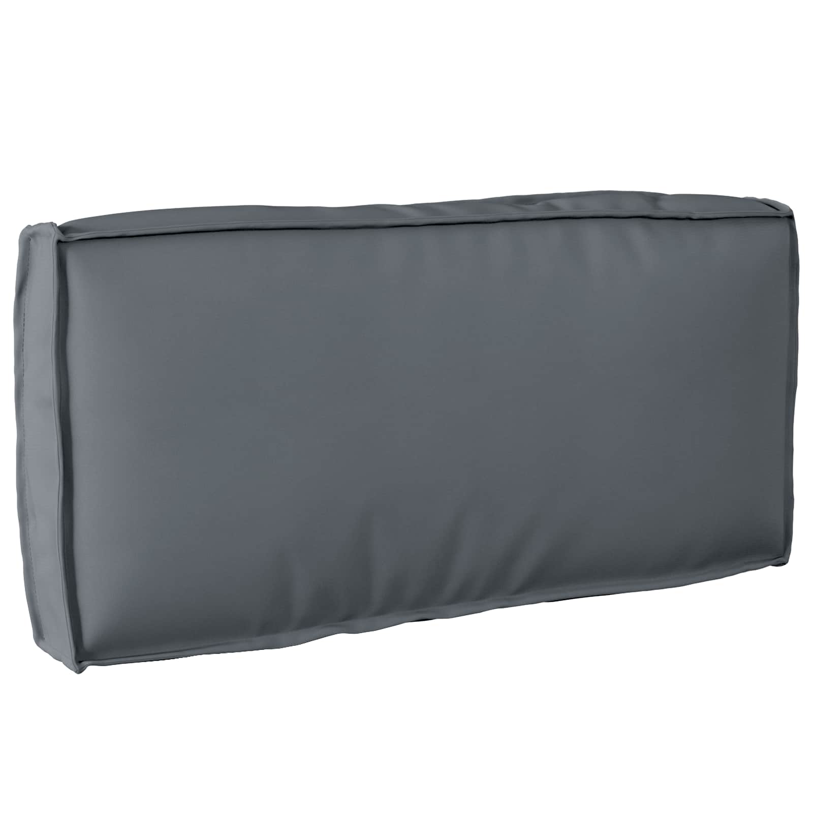 Anthrazit Kissen 80x40 cm Oxford-Stoff