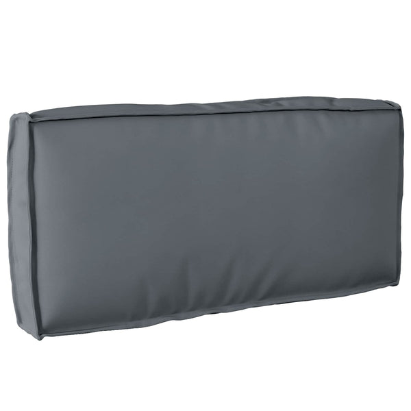 Anthrazit Kissen 80x40 cm Oxford-Stoff