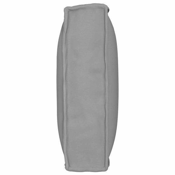 Graues Kissen 80x40 Oxford-Stoff