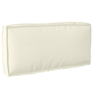 Creme Kissen 80 x 40 cm Oxford-Stoff