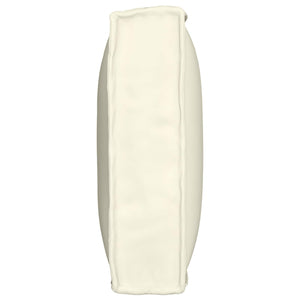 Creme Kissen 80 x 40 cm Oxford-Stoff
