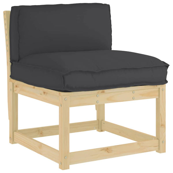 Schwarzes Kissen 80x40 cm Oxford-Stoff