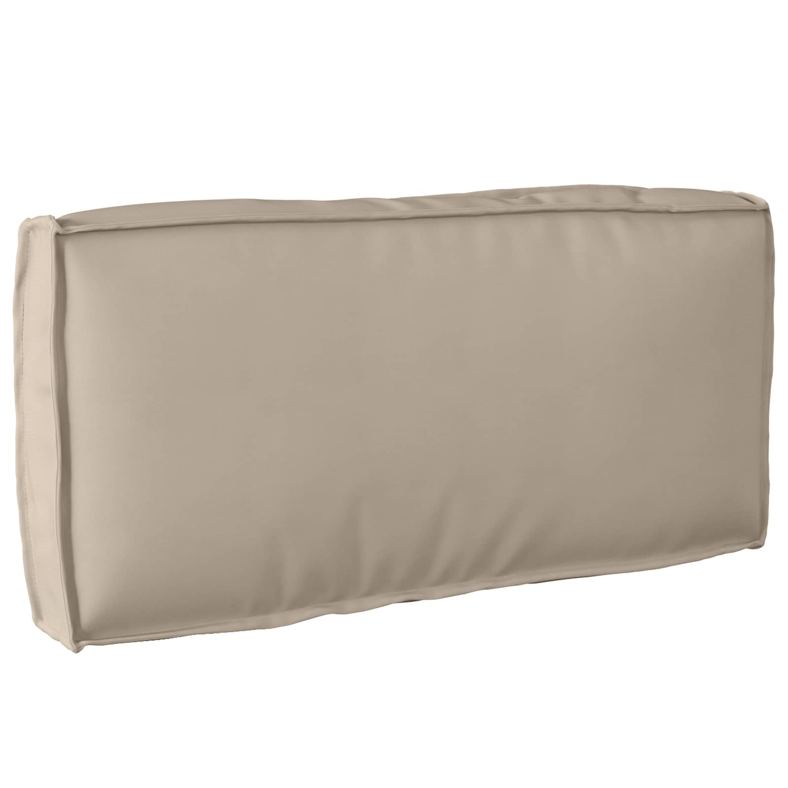 Taupe Kissen 80x40 cm Oxford-Stoff