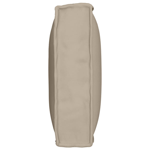 Taupe Kissen 80x40 cm Oxford-Stoff