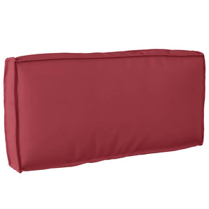Weinrotes Kissen 80x40 cm Oxford-Stoff