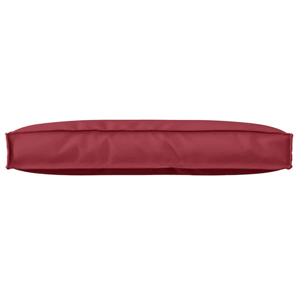 Weinrotes Kissen 80x40 cm Oxford-Stoff