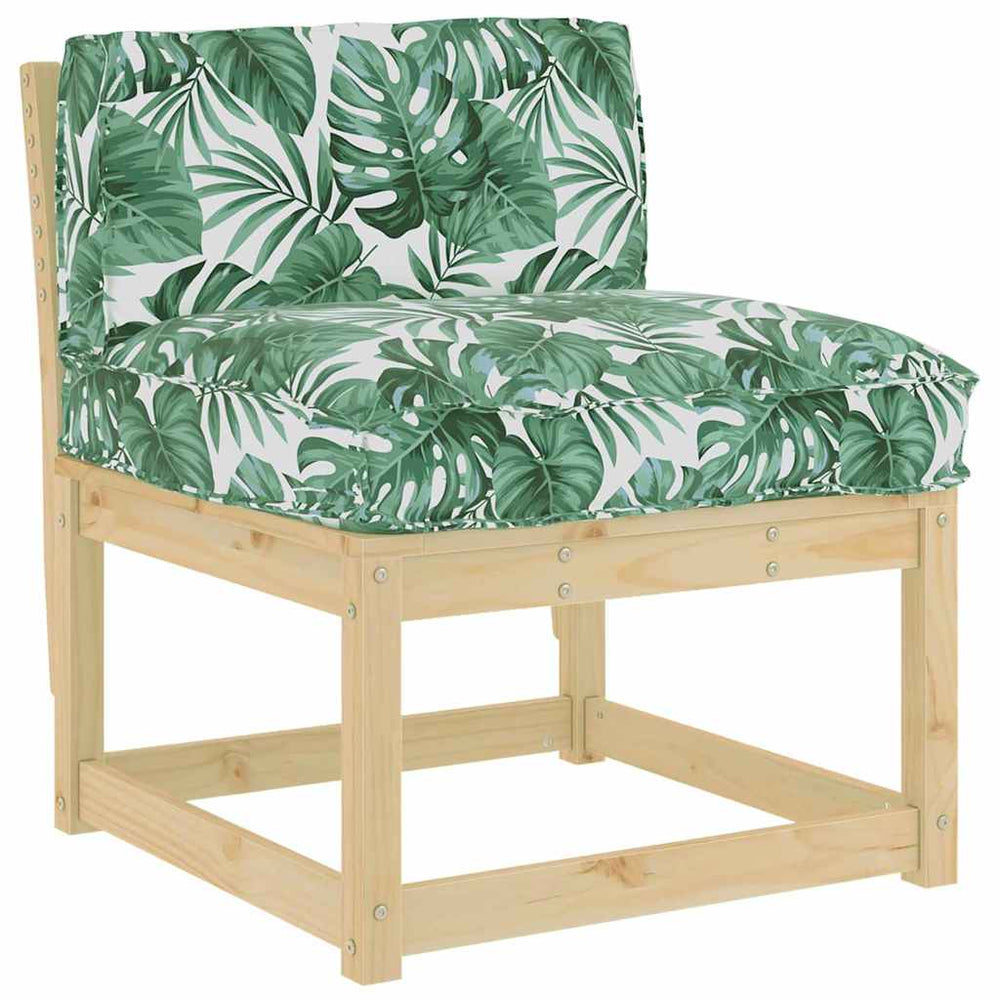 Blattmuster Kissen Oxford-Stoff 80x40