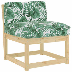 Blattmuster Kissen Oxford-Stoff 80x40