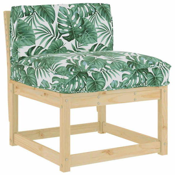 Blattmuster Kissen Oxford-Stoff 80x40
