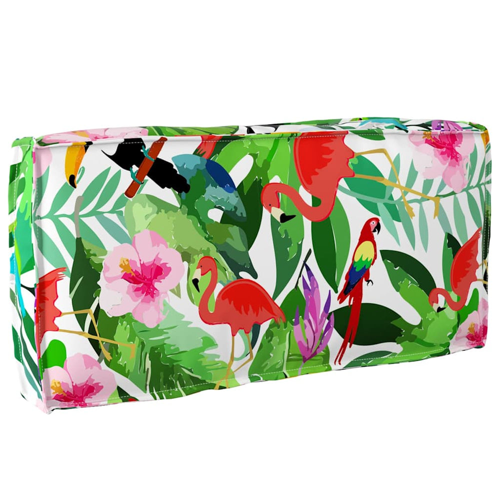 Blumen Kissen Mehrfarbig 80x40 Oxford