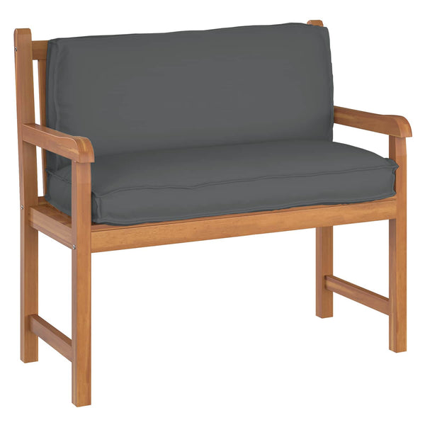 Anthrazit Kissen 120x40 cm Oxford Stoff