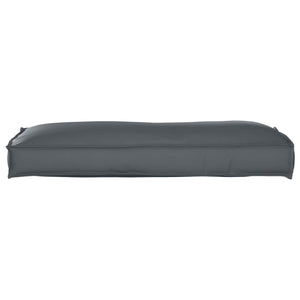 Anthrazit Kissen 120x40 cm Oxford Stoff