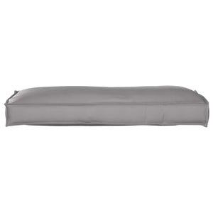 Graues Oxford-Kissen 120x40 cm