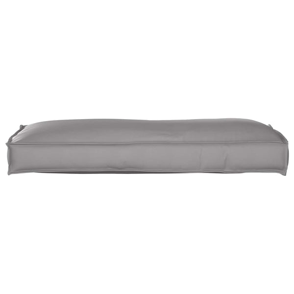 Graues Oxford-Kissen 120x40 cm