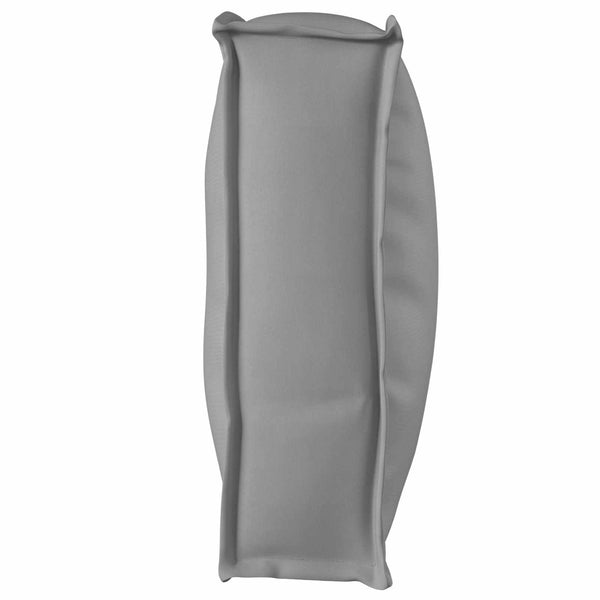 Graues Oxford-Kissen 120x40 cm