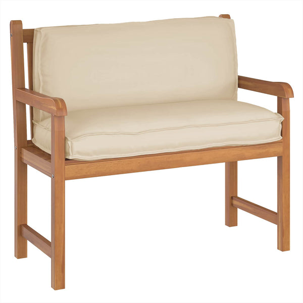 Beiges Kissen 120 x 40 cm Oxford-Gewebe